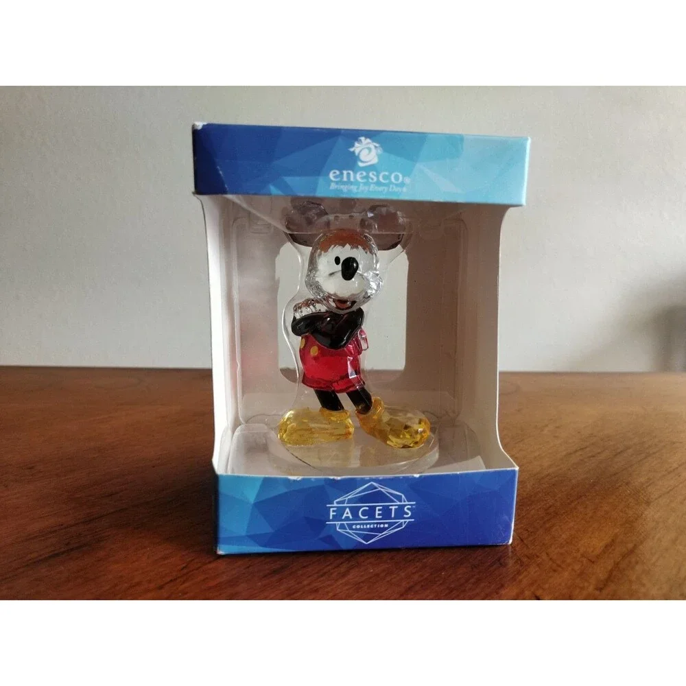 Enesco Disney Showcase Facets Design Collection Mickey Mouse Figure Acrylic 3.25 - Picture 8 of 8